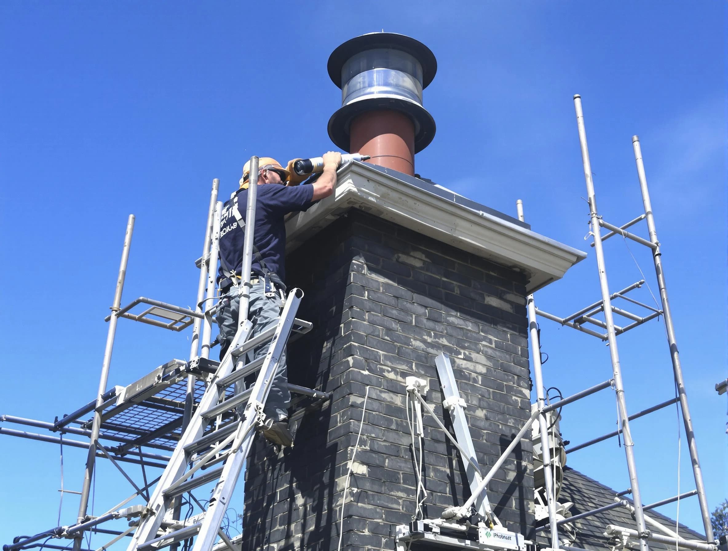 Sturdy chimney crown finished by Lower Burrell Chimney Sweep in Lower Burrell, PA