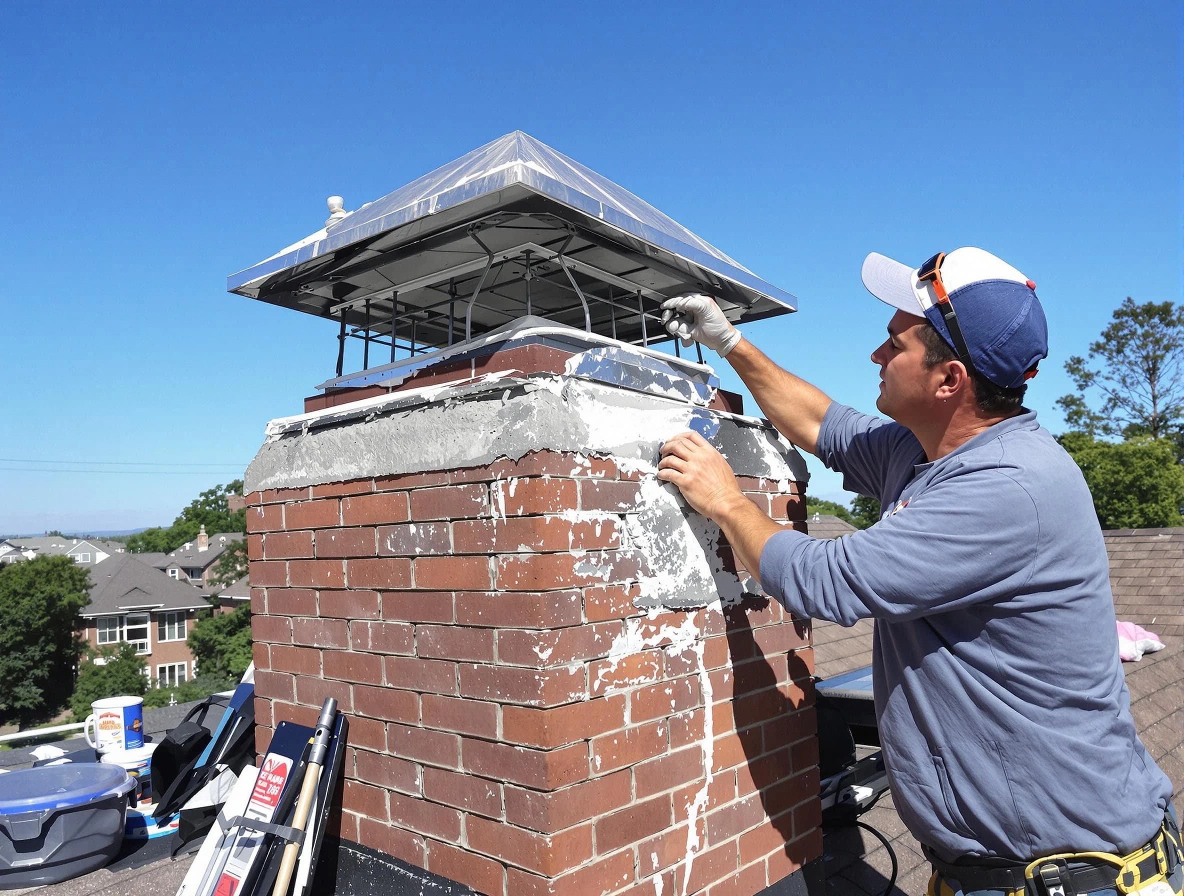 Chimney Crown Services service in Lower Burrell, PA