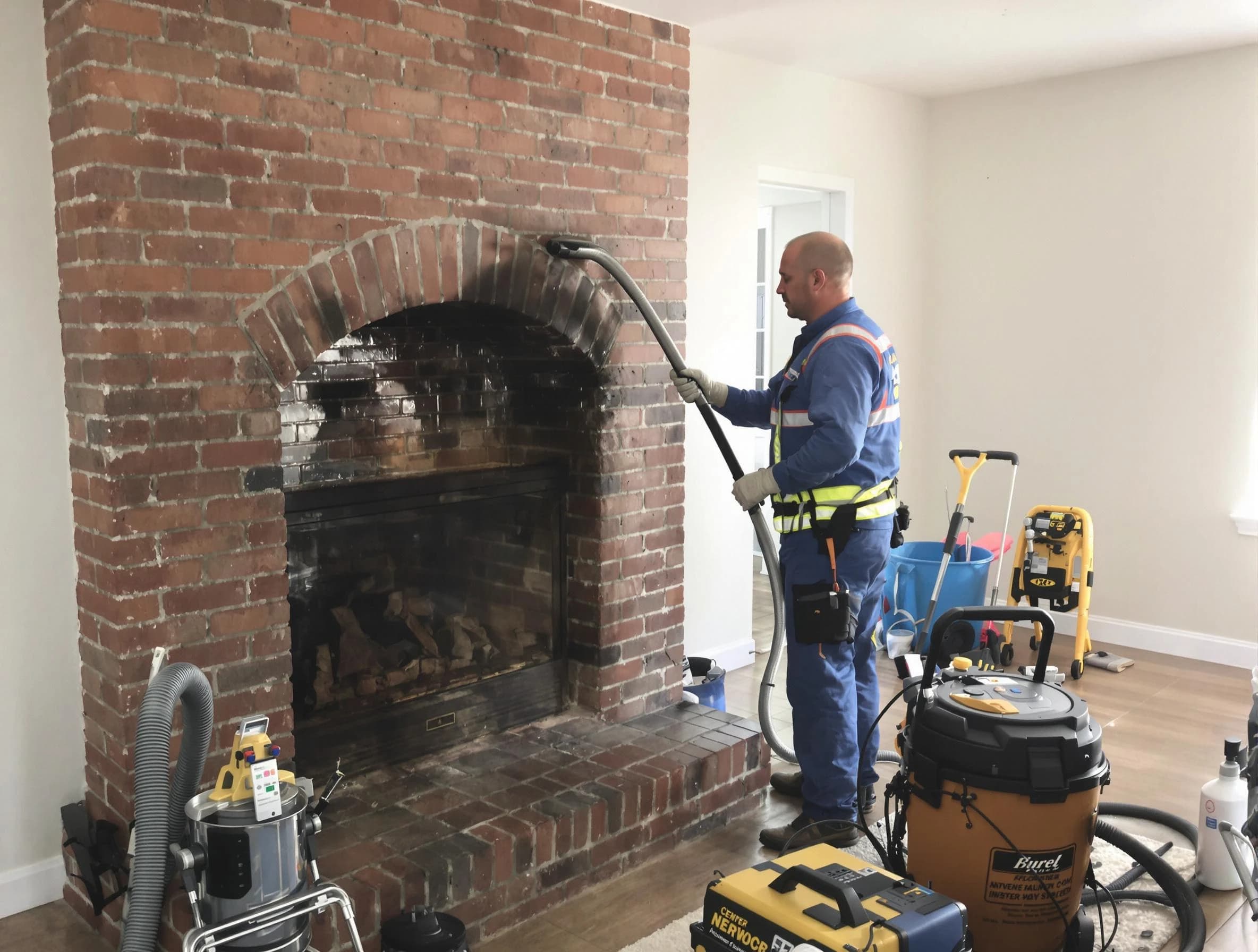 Lower Burrell Chimney Sweep expert performing detailed chimney sweep in Lower Burrell, PA