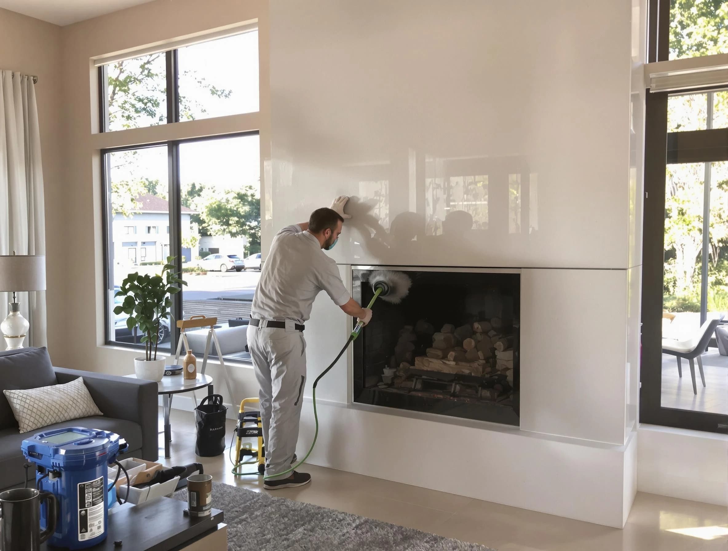 Lower Burrell Chimney Sweep performing thorough soot removal in Lower Burrell, PA