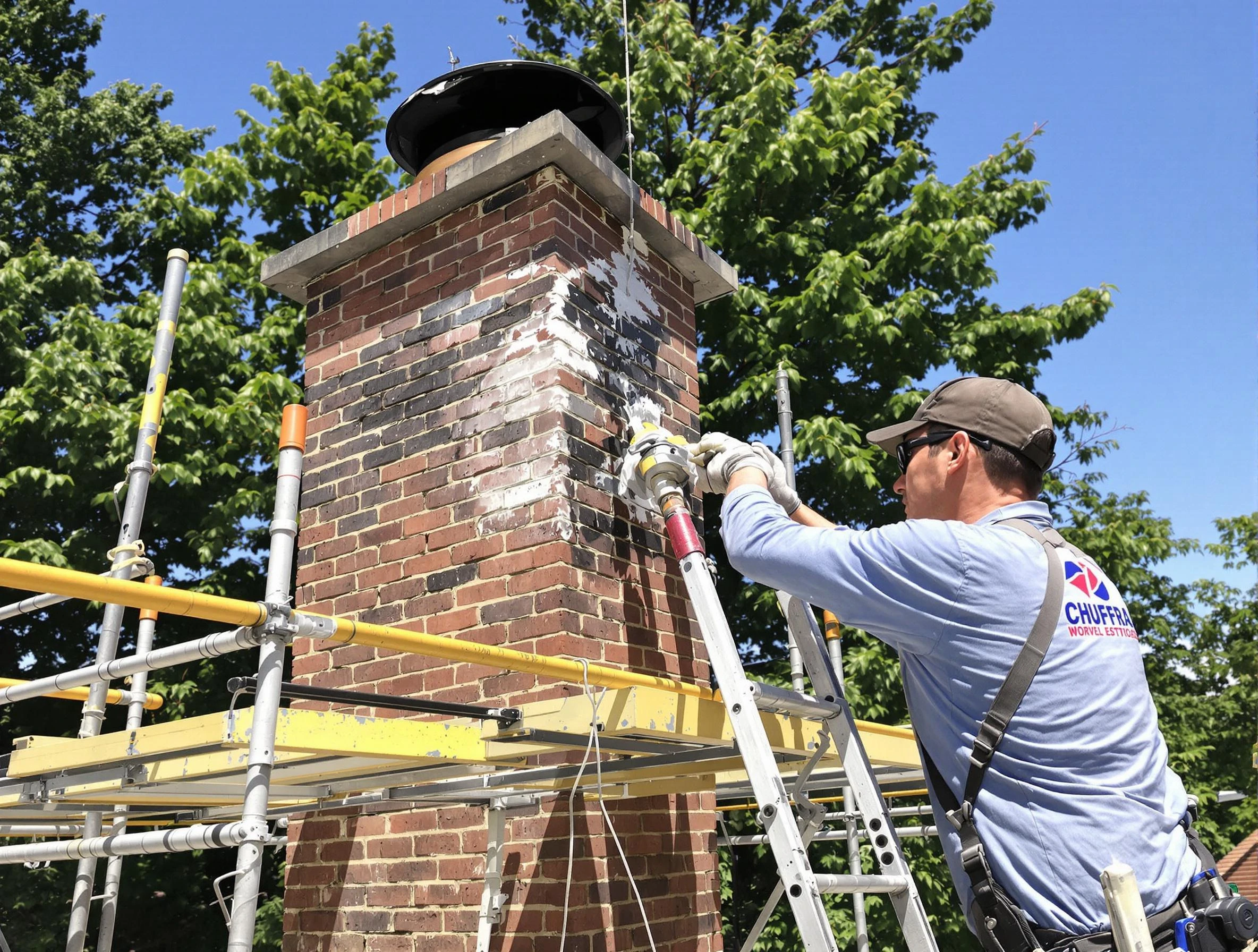 Structural chimney repair by Lower Burrell Chimney Sweep in Lower Burrell, PA